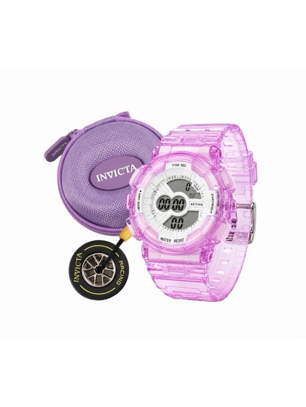Activa X Invicta Violet Track Limited Edition ACW-GA-L-503 Digital Watch $500